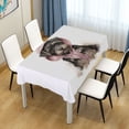 thumbnail image 4 of JSTEL Schnauzer Dog Puppy Table Cloth Rectangle 60 x 108 Inch Tablecloth Anti Wrinkle Table Cover for Dining Kitchen Parties, 4 of 6