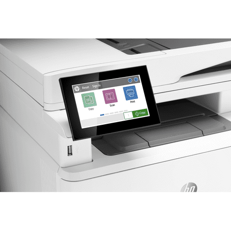 HP - LaserJet Enterprise M430F Black-and-White All-In-One Laser Printer - White