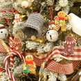 thumbnail image 5 of WEUVEB Christmas Tree Gingerbread Man Hangings Brown PVC Clear Texture Neat Lines 24Pcs, 5 of 8