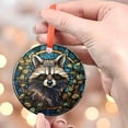 thumbnail image 4 of Stained Raccoon Animal Suncatcher Trash panda Light Catcher Window Hangings House Decoration House Decor Animal Lover Gift New House Sign, Ornament 2025, Holiday 2025, Seasonal, 4 of 5