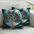 thumbnail image 3 of Orinice Fantasy Art Stars Moon Graphic Decorative Throw Pillow Cover for Home Couch 20x20in, 3 of 5