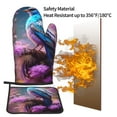 thumbnail image 5 of Vsdgher Beautiful Flower Blue Bird Oven Mitts and Pot Holders 2 pcs Set,High Heat Resistant Kitchen Oven Glove for Baking and Cooking, 5 of 7