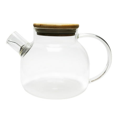 

High Borosilicate Glass Tea Kettle Heat-resistant Tea Pot Practical Tea Pot