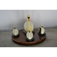 thumbnail image 2 of Nifao Set of White Swans each on Mable Base bronze statue – Home Decor Sculpture, 9"L x 18"W x 15"H, 2 of 11
