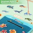 thumbnail image 3 of Montessori Busy Board Quiet Flower para 1 a 3 años con pesca, 3 of 7