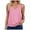 Pink, variant on Staki Womens Tank Top Womens Silk Satin Tank Tops V Neck Casual Cami Sleeveless Camisole Blouses Summer Basic Tank Shirt(Mint Green,L)