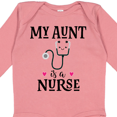 thumbnail image 4 of Inktastic My Aunt is a Nurse Girls Long Sleeve Baby Bodysuit, 4 of 5
