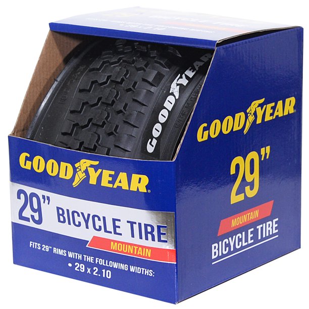 Goodyear Tires 29" x 2.1" Folding Mountain Bike Tire, Black Walmart