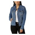 thumbnail image 1 of Veste en Denim Extensible pour Femmes, Veste en Jean, Veste en Denim Boutonnée, 1 of 5