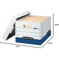 thumbnail image 3 of Bankers Box R-KIVE Letter Size Heavy Duty Office Boxes, Lift-Off Lid, 20 Count, 20 Pack, 3 of 9