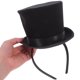 thumbnail image 5 of unbranded Black Banquet Party Soft Comfortable Small Hat for Festival and Costume Accessories, 5 of 8