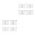 thumbnail image 4 of Greeniant Mascarilla desechable Bolsa de almacenamiento temporal Cubierta facial Bolsa de soporte Anillos de joyería blanco 4 piezas 2piezas, 4 of 6