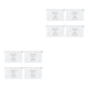thumbnail image 1 of Eigraketly Bolsa de soporte para cubierta facial, caja de almacenamiento para máscara facial, joyería, anillos, pendientes, cubiertas faciales, blanco 4 piezas 2piezas, 1 of 6