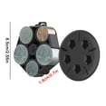 thumbnail image 7 of TONKBEEY Compact Coin Holder Case for Car Change Organizer 5 Compartments Large Capacity, 7 of 7