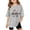 Grey, variant on 2026 USA 250th Anniversary T Shirt for Girls Kids Patriotic American Flag Short Sleeve Crewneck Tops