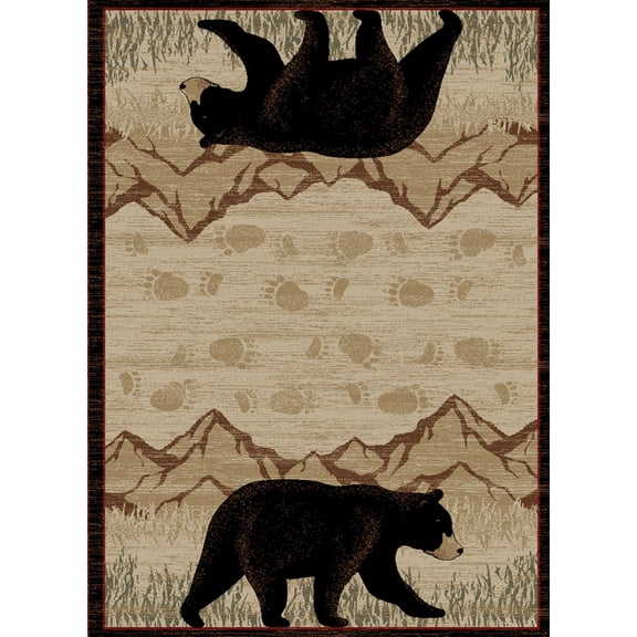 Granite Falls Highland Antique Area Rug 2'x3'