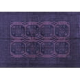 thumbnail image 1 of Ahgly Company Machine Washable Indoor Rectangle Persian Blue Traditional Area Rugs, 3' x 5', 1 of 4