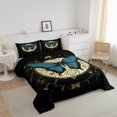 thumbnail image 3 of Erosebridal Boho Blue Butterfly Bedding Comforter Set, Hippie Astrology Down Comforter, Reversible 2 Pieces, 3 of 8
