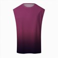thumbnail image 4 of NOLDARES Men's Relaxed Fit Crew Neck Tank Tops Sleeveless Muscle Tees for Bodybuilding Beach Casual(Purple,M), 4 of 4