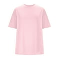 thumbnail image 3 of Dovford Women's Plus Size V Neck T Shirts Summer Half Sleeve Oversized Tees Casual Loose Fit Tunic Tops, 3 of 5