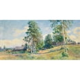thumbnail image 2 of Konstantin Egorovich Makovsky 18x11 Black Ornate Wood Framed Double Matted Museum Art Print Titled - Russian Village in Spring, 2 of 5