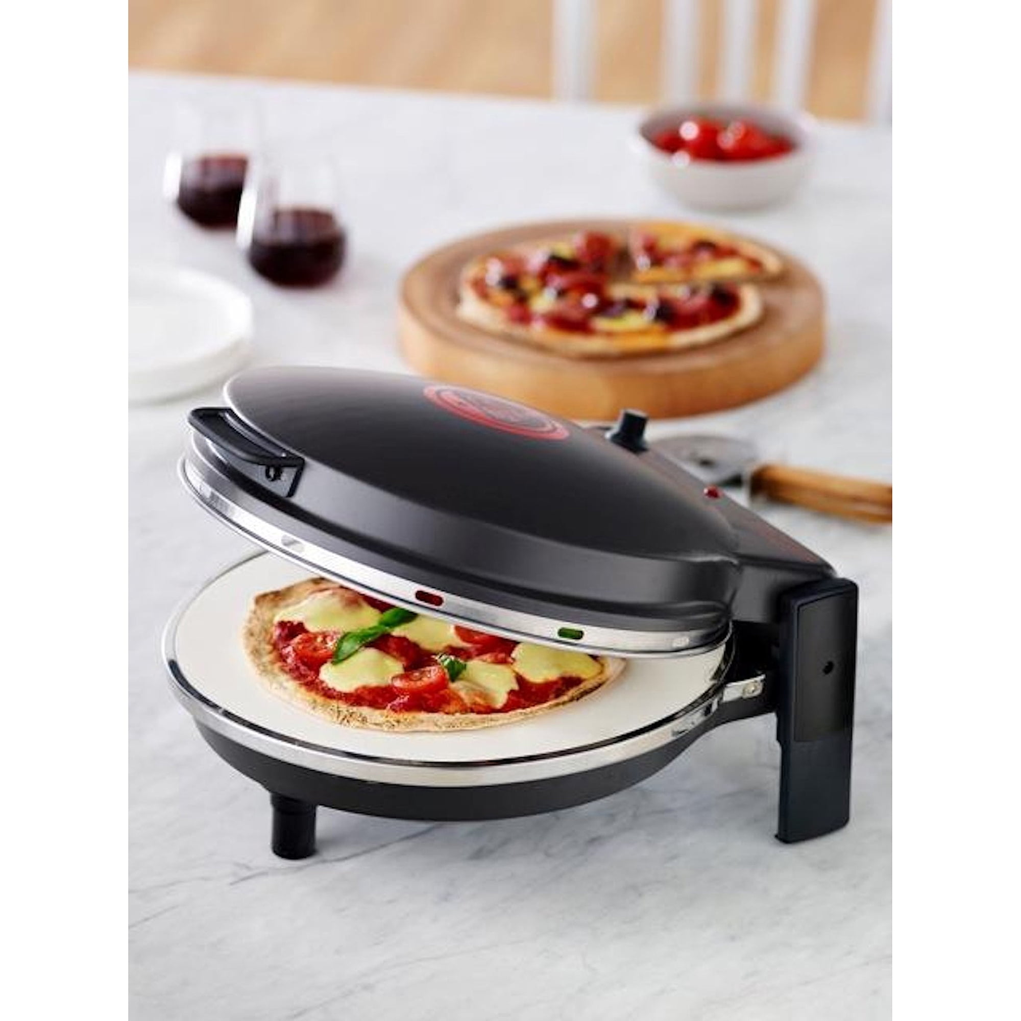 Uncategorized Pizza Makers Specialty Kitchen Appliances nw kitchen appliances fixed stone pizza maker black walmart com black