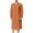 Orange, variant on IROINNID Sleepwear for Men Long Sleeve Nightdress Long Gown V-Neck Casual Homewear,Orange