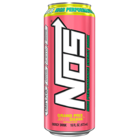 Nos Gran Prix Guava, 16 oz cans, 24 Pack
