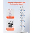 thumbnail image 3 of VEVOR Hydroponic Growing System, 50 Pods Vertical 10 Tiers Hydroponic Tower, Rolling Hydronic Garden with Water Pump & Wheels, Indoor Plants Germination Kit for Herbs Fruits & Vegetables, 3 of 9