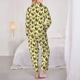 thumbnail image 3 of Bingfone Womens Pajama Sets Roosters In Farm Print,Long Sleeve Loungewear Pajamas Set-X-Large, 3 of 8