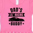 thumbnail image 3 of Inktastic Dads Lil Racing Buddy Gift Baby Girl Dress, 3 of 4