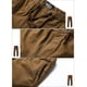 thumbnail image 4 of Pantalón Jogger Match Chino Lavado de Corte Holgado para Hombre en Caqui, 4 of 5