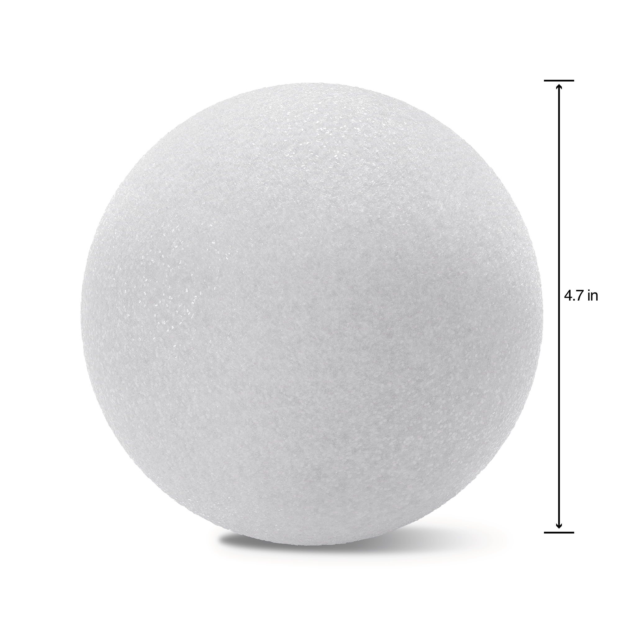 FloraCraft Foam Ball White, 5", 24 Pack