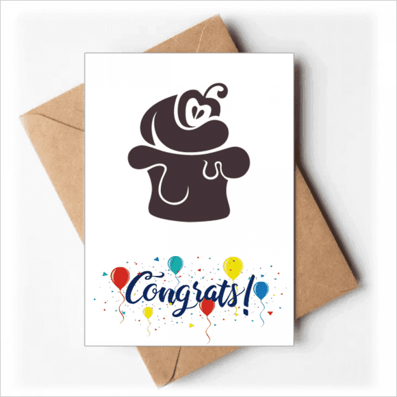 Black Cherry Ice Outline Wedding Cards Congratulations Greeting Envelopes