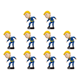 thumbnail image 1 of Para Fallout 4 Vault Boy Bobblehead Gaming Anime Figuras Modelo Coleccionable (D), 1 of 5