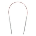 thumbnail image 1 of Uxcell Size US 6 Knitting Needles Circular Needle 16 inch Round Metal Stainless Steel Needle for Handmade Projects DIY Knitting, 1 of 6