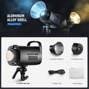 Neewer CB100C 130w RGB LED Video Light, APP/2.4G Control 360° Full Color 2700K-6500K 27000lux/m COB Bowens Mount Silent Continuous Output Lighting TLCI/CRI97+ 17 Scenes for Video Recording