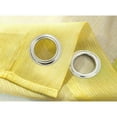 thumbnail image 3 of Ramallah Lonnie Grommet Curtain Panel - 54x90", Lemon, 3 of 5