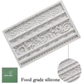 thumbnail image 4 of DIY Baroque Scroll Relief Cake Border Silicone Molds - European Frame Cake Decorating Tools, 4 of 7