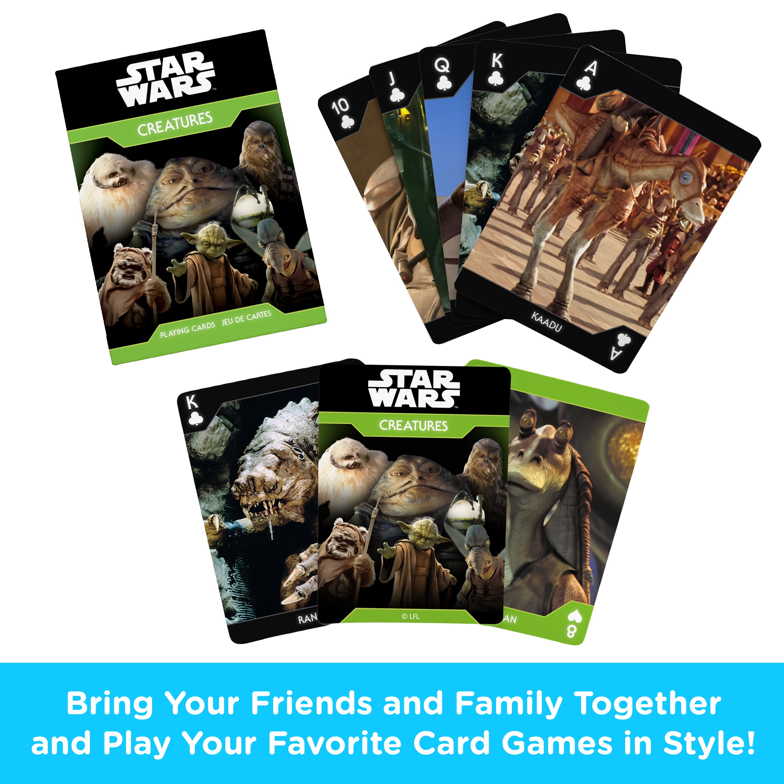 AQUARIUS Star Wars Creatures Playing Cards