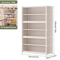 thumbnail image 2 of 7 Tiers  Storage Bins Clear Plastic Storage Bins Multifunctional Storage Drawers for Home, Office (White), 2 of 12