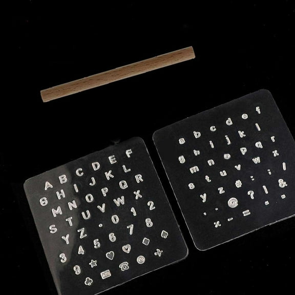 Leather Punch Alphabet Number Stamps For Leather Tools Professional Leather Drilling Tools Special Symbols Printing Template