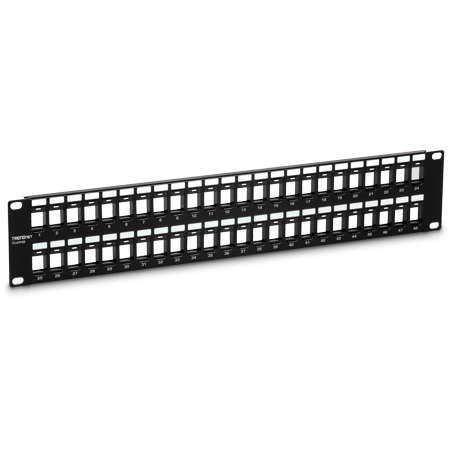 TRENDnet TC-KP48  48-Port Blank Keystone 2U HD Patch Panel