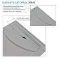 thumbnail image 5 of Transolid Fslb6032l Fsl-Series 60" X 32" Rectangular Shower Base - Concrete, 5 of 6