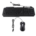thumbnail image 2 of Combo De Teclado Y Ratón Con Cable, Juego De Teclado Y Ratón Con Cable USB De Respuesta Rápida De 1200DPI, Luz RGB Ergonómica, Control Preciso Para PC, 2 of 7