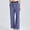 Purple, variant on Summer Pants Women Women's Two-wear Foot Mouth Hanging Feeling Sports Pants Loose Straight Casual Bottom Wide Leg Pants Large Size Bundle Foot Anti-mosquito Running Pants Summer 10
