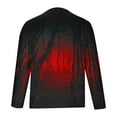 thumbnail image 3 of Blusas y camisas de manga larga con cuello redondo para hombre, blusas casuales de cuello redondo y manga larga, camisetas estampadas, blusas para hombre, 3 of 4