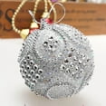 thumbnail image 5 of Lksixu 12ct Christmas Balls Ornaments for Xmas Tree, Christmas Decorations 3.15" Glitter Sequin Decorative Balls Pendants with Rhinestone, Shatterproof Christmas Tree Hanging Baubles for Holiday Party, 5 of 7