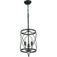 thumbnail image 3 of Indoor 3-Light Modern Cage Pendant Light Foyer Cafe Ceiling Hanging Lamp Vintage, 3 of 11