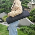 thumbnail image 2 of Mobutofu Black Trumpet Backpack Padded Oxford Cloth Carrying Case with Side Pocket, 2 of 8